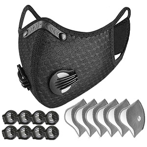 Máscara de ciclismo de tela de malla, a prueba de viento y polvo, talla única, unisex, para deportes al aire libre, protector facial - Product Image 1