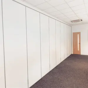 Bedienbare Aluminium platten Bewegliche Trennwand mit Tür Hotel Hall Trennwand Schiebe schall dichte Wandt renn wände