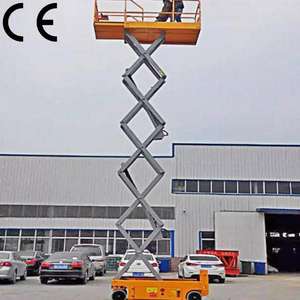 Hydraulic Double Aerial Work Platform Scissor <b>Lift</b> Pump <b>Table</b> - Product Image 6