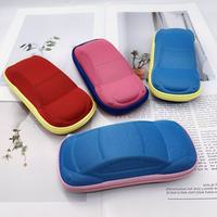 Étui à lunettes de soleil mignon pour enfants style voiture lunettes fermeture éclair étui à lunettes rigide quantité minimale de commande bas