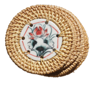 Napperons en osier de haute qualité Style classique avec finition en rotin Logo personnalisé Style de fleur à prix raisonnable Vente en gros Vietnam - Product Image 4