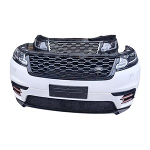 Pour Land <span class=keywords><strong>Rover</strong></span> <span class=keywords><strong>Velar</strong></span> utilisé avant nez pare-chocs Grille radiateur ventilateur phare assemblage 18-22 - Product Image 4