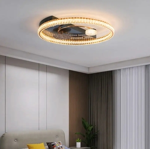Lámpara de techo de cristal de lujo con Control inteligente de alta calidad, lámpara de luz de techo LED moderna para el hogar - Product Image 1