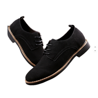 Chaussures décontractées pour hommes de style britannique en tricot PVC grande taille avec semelle antidérapante givrée à lacets et semelle intermédiaire en TPU – Mocassins d'automne