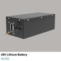 Batterie au lithium de haute qualité 48V 20AH pour scooters électriques