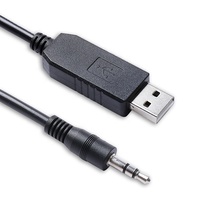 Cable de Programación Personalizado con Conector USB 2.0 Prolific, UART TTL de 3.3V a 3.5mm para Audio Estéreo, Actualización de Firmware y Depuración