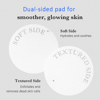 Toners faciaux en tampons coréens à 4,5 % d'acide lactique AHA et 0,45 % d'acide salicylique BHA avec tampons zéro pores