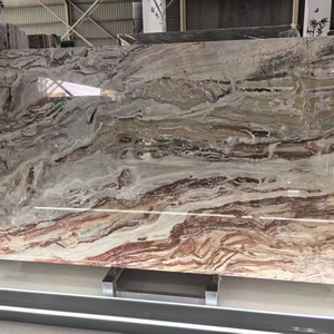 Nhiều màu kỳ lạ trang trí nội thất màu đỏ đá cẩm thạch Monica Màu Đỏ tưởng tượng cho biệt thự trong nhà phòng tắm Countertop lò sưởi - Product Image 1