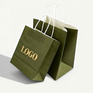 Bolsas de Papel para Regalo con Logotipo Personalizado y Diseño Gratuito, Bolsa de Compras con Asa de Cuerda - Product Image 1
