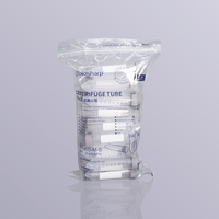 Tube à centrifuger de 50mL avec bouchon à vis à fond conique, tubes d'échantillons à bouchon gris (Biosharp)