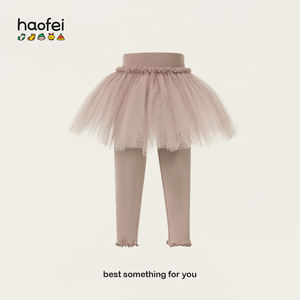 El último diseño coreano Sweet Girls <span class=keywords><strong>Tutu</strong></span> Falda Pantalones Venta al por mayor Boutique Kids Soft Otoño Invierno Leggings - Product Image 3