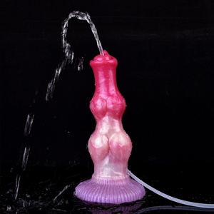 Dildos de animales realistas con eyaculación y ventosa, dildo de silicona con forma de perro, tapón anal impermeable, juguetes sexuales para adultos para mujeres - Product Image 5