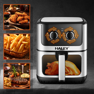 हेलो हॉट सेल 2000 8 एल स्मार्ट एयर फ्रायर घरेलू खाना पकाने ओवन नॉनस्टिक पॉट एयर फ्रायर डीप फ्रायर - Product Image 3