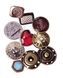 Fabricant direct prêt à l'exportation boutons pression en acier de haute qualité vêtements chaussures métal décoratif avec technique de placage caché - Product Image 5