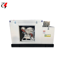 Pas cher 7.5 kw 10kw 15kw 20kw 30kv 30kva 30kw Ed15m silencieux insonorisé Marine diesel bateau gaz éolienne générateur Kubota Marine diesel