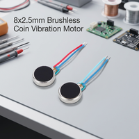 Moteur vibrant haptique sans balais ERM 8x2,5 mm 3V, longue durée de vie, réponse rapide pour appareils portables, montres connectées, téléphones mobiles
