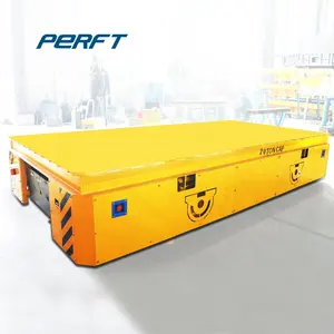 Electric Ferry Transfer Cart Transporting Cargo 5t Flat Motorised Rail Traverser / Traversing Rail Transfer Car