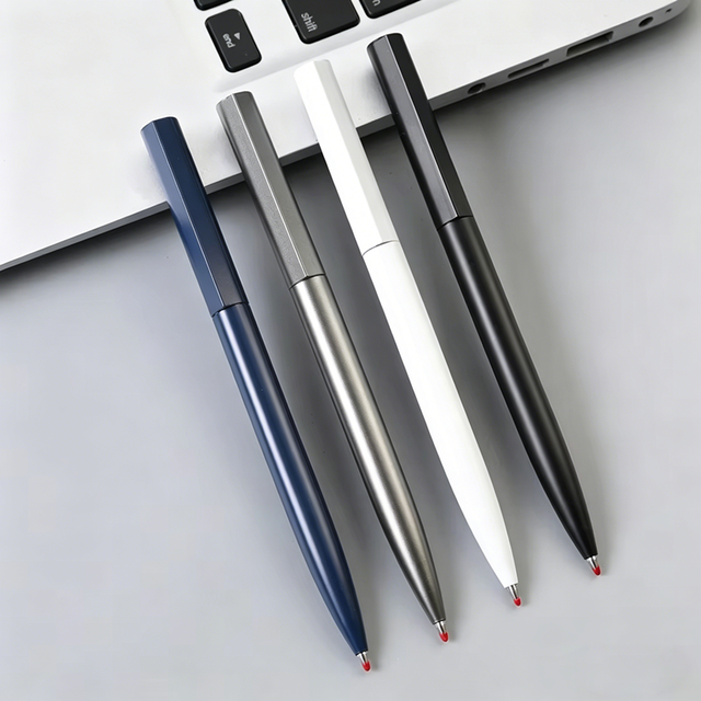Promotion Luxury Metal Pens 0.5mm Tip Personalized Custom LOGO Laser Engraved Print Novelty 140x10mm Wholesale Ballpoint Pen