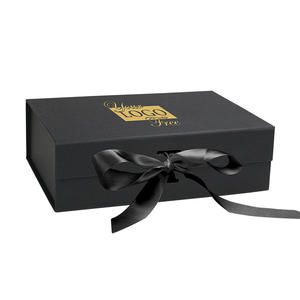 Cajas de Regalo de lujo para ropa y pelucas, caja de papel de cartón con cierre de lazo magnético plegable personalizado, venta al por mayor - Product Image 3