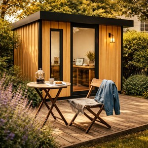 Casa de Huéspedes Prefabricada para Jardín ADU, Cabaña de Jardín con Acabados de Lujo, Unidad de Vivienda con Interior de Primera Calidad, <span class=keywords><strong>Experiencia</strong></span> de Estadía Confortable - Product Image 4