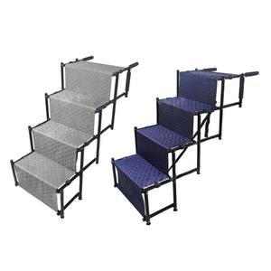 Draagbare Opvouwbare Ijzeren Trapladder Voor Huisdieren Met Antislip Vier Verdiepingen 1l Capaciteit Waterdicht Ontwerp Voor Honden (60Kg Belasting) - Product Image 5