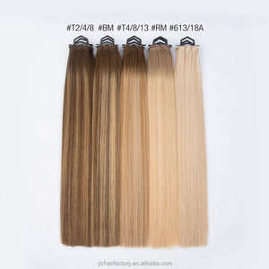 ผมต่อแบบรัสเซียแท้ 100% เกรดพรีเมียม  จัดเรียงเกล็ดผมอย่างดี  แบบ Xo Hole Weft  ชนิด Remy  มองไม่เห็นรอยต่อ  แบบ Butterfly Weft - Product Image 1