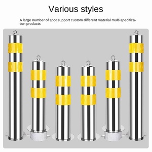 Pali di segnalazione personalizzati dal produttore, riempibili con acqua, per parcheggi <span class=keywords><strong>mobili</strong></span>, dissuasori stradali fissi a incasso, riflettenti e anti-collisione - Product Image 3