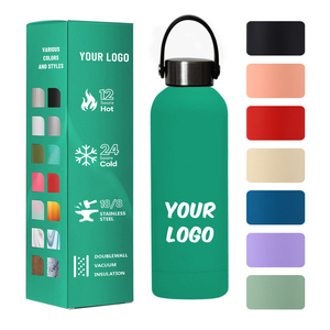 Custom Logo 500ml Stainless Steel Double Wall Vacuum <b>Flask</b> Thermal Water Bottle 6-12 Hours Insulation Matte Finish Business Gift - Product Image 1