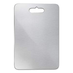 Tabla de Cortar Rectangular de Acero Inoxidable con Textura de Grano de Arroz, Antibacteriana, Engrosada 1.0mm 1.2mm - Product Image 1