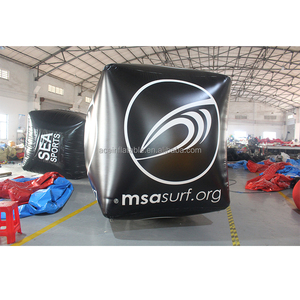 Tùy chỉnh PVC Inflatable Cube phao nước thể thao hình vuông phao cho bơi đua Inflatable phao đánh dấu - Product Image 1