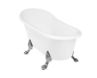 Baignoire à remous de luxe au design moderne sur pied, capacité pour 1 personne, baignoire surdimensionnée de massage intérieur en céramique à vendre