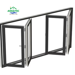 Ventanas abatibles de vidrio con inclinación y giro Individual Doble hacia afuera Ventana abatible de aluminio Toldo <span class=keywords><strong>Bisagra</strong></span> <span class=keywords><strong>Puerta</strong></span> francesa abatible - Product Image 2