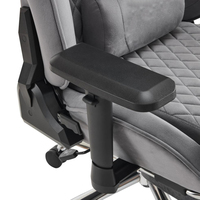 Chaise de jeu en tissu velours de haute qualité, nouveau design, multifonctions, avec support lombaire