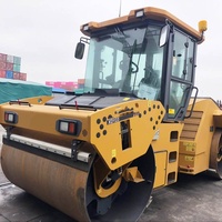 Compacteur vibrant à double tambour XD123 de 12 tonnes avec un diamètre de 1,3 m et un moteur de 119 kW pour le compactage des routes et des sols en stock
