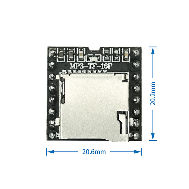 Open Source Mini MP3 Player Development Module Mini Player FOR-ARDUINO DFPLAY ER Electronic Modules and Kits