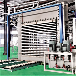 <span class=keywords><strong>Prensa</strong></span> Hidráulica Caliente <span class=keywords><strong>Multicapa</strong></span> de 800 Toneladas y 10 Capas para Laminación de Láminas de Melamina y Contrachapado - Product Image 4