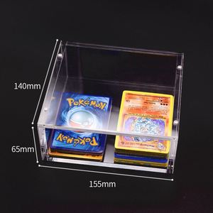 Dấu hiệu mùa xuân Acrylic phân loại thẻ Pokemon hiển thị hộp Acryl hộp Pokemon trường hợp - Product Image 3