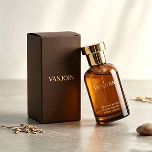 Flacone di <span class=keywords><strong>Profumo</strong></span> in Vetro Ambrato da 30Ml 50Ml 100Ml, Resistente all'Alcool, con Tappo Dorato, Bottiglia di Lusso Personalizzata per Eau De Parfum - Product Image 5