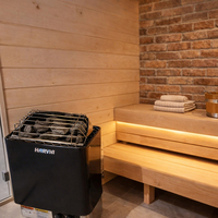 Chauffe-sauna électrique Harvia 6KW avec panneau de commande numérique pour utilisation en extérieur