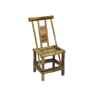 Bamboo Patio Bench 45x35x90cm Durable Asian Style Outdoor Seating For Courtyard And Beach Use - Product Image 5