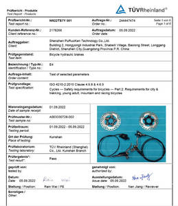 고품질 IIIPRO C5X4 4피스톤 CNC MTB 자전거 유압 디스크 브레이크 산악 자전거 전기자전거 냉각 브레이킹 패드 세트 사이클링 부품 - Product Image 6