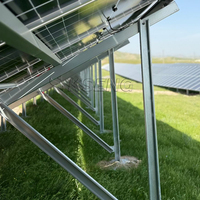 Sistema de Montaje Solar en Suelo de Acero al Carbono con Diseño Estructural Estable para un Montaje Solar Rentable