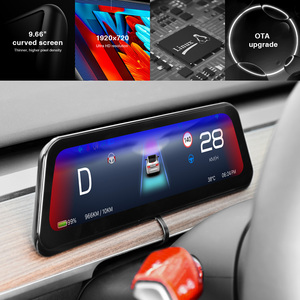Modelo Y Hud para Tesla Model 3 Instrument Cluser con pantalla frontal Carplay Velocímetro <span class=keywords><strong>Head</strong></span> up High Dashboard Driver Screen - Product Image 6
