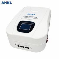 Stabilisateur de tension automatique mural SVC électronique en cuivre AHKL 15KVA monophasé 220V AC 50Hz type moteur AVR