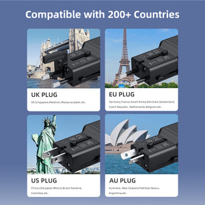 Wontravel adaptateur de voyage coffret <span class=keywords><strong>cadeau</strong></span> 30W PSS Mini chargeur mural d'alimentation adaptateur de voyage dans le monde entier adaptateur de voyage universel coloré - Product Image 6