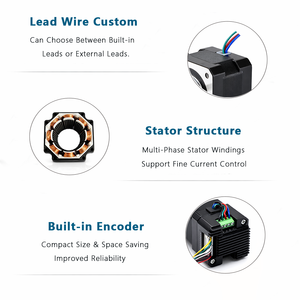 มอเตอร์สเต็ปเปอร์ <span class=keywords><strong>Nema</strong></span> <span class=keywords><strong>17</strong></span> <span class=keywords><strong>0.9</strong></span> องศา เสียงเบา มอเตอร์สเต็ปเปอร์สำหรับเครื่องแกะสลักเลเซอร์ ผู้ผลิตมอเตอร์สเต็ปเปอร์ <span class=keywords><strong>NEMA</strong></span> <span class=keywords><strong>17</strong></span> - Product Image 4
