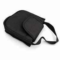 Étui robuste en polyester imperméable pour équipement, sac messager compact à bandoulière avec rabat Velcro pour accessoires EDC