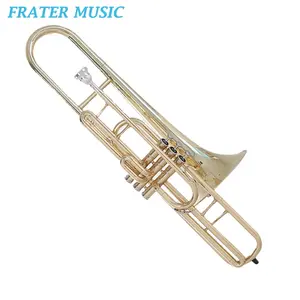 Emas lacquer C Kunci Piston Trombone (JTBC-361)