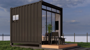 Maisons conteneurs de luxe, bureaux conteneurs, jardin, bureau extérieur de 10 pieds, petit abri de jardin, bureau mobile, <span class=keywords><strong>chalets</strong></span> - Product Image 6