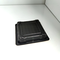JY-81201 Einweg-quadratische Verpackung Sushi-Tablett mit Deckel Kunststoff Takeout Lebensmittel behälter Verpackungs box